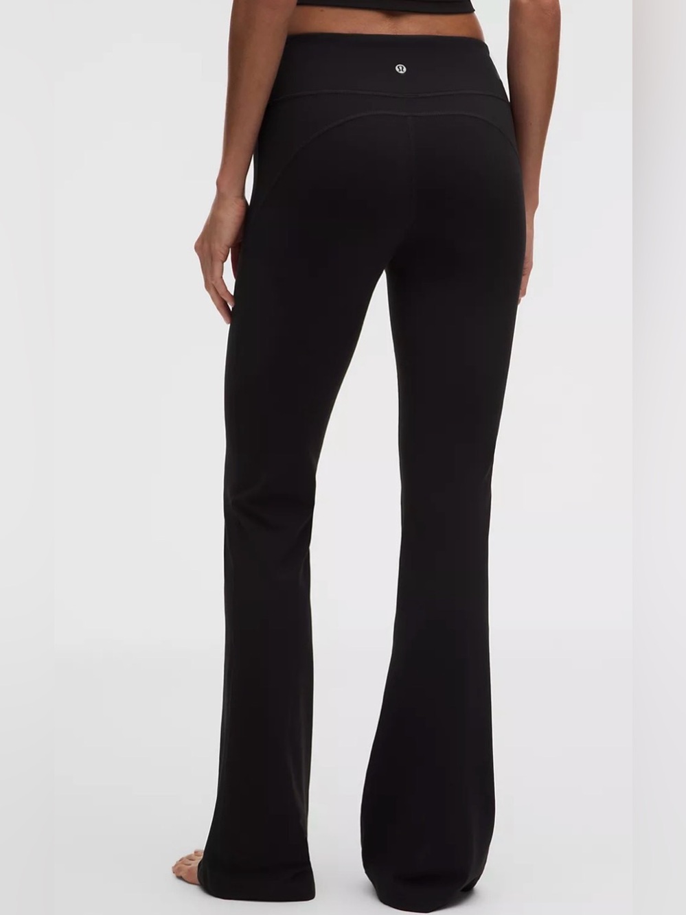 Lululemon Groove Pant Flare Black Super High Rise Size 14 Black Nulu Activewear